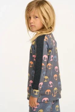 Kids/BOY Chaser Brand Skull Candy Vintage Fleece Pullover