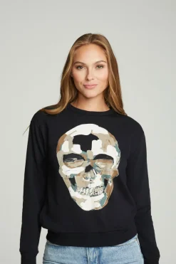 Women Chaser Brand Skull Fatigues