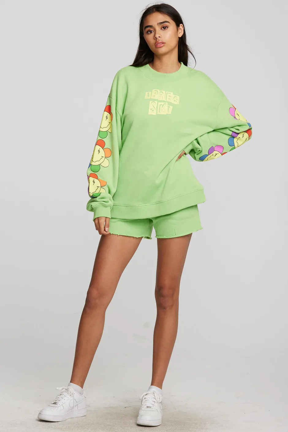 Women Chaser Brand Smiley Daisy Shorts