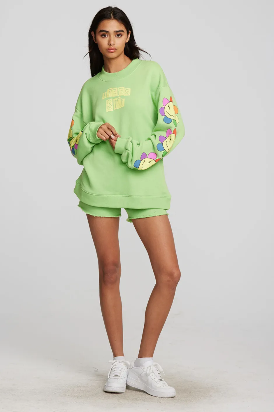 Women Chaser Brand Smiley Daisy Shorts