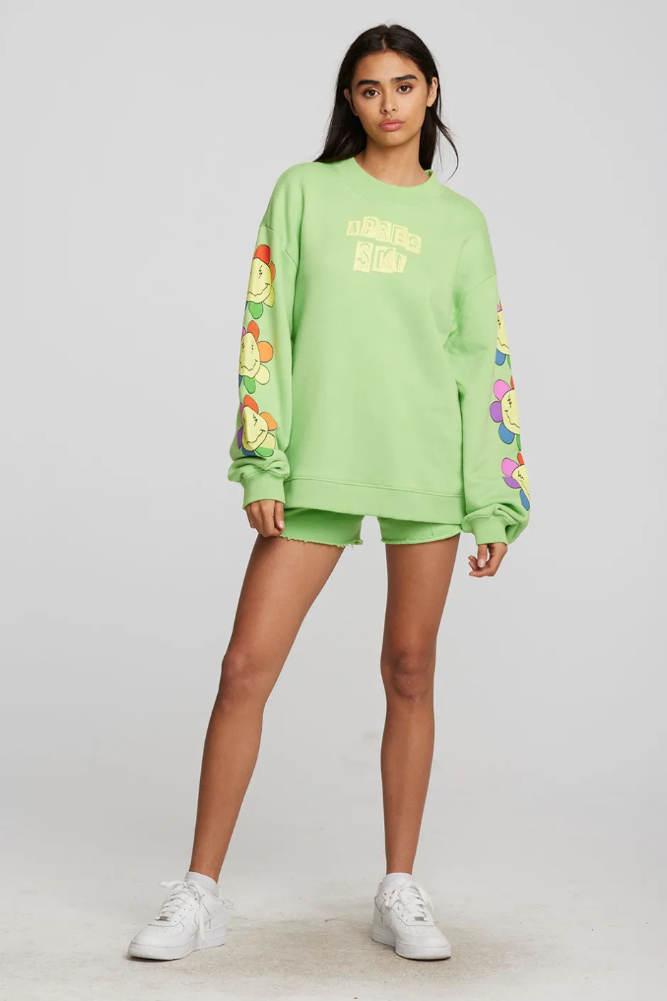 Women Chaser Brand Smiley Daisy Shorts