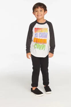 Kids/BOY Chaser Brand Snack Attack Baseball Tee