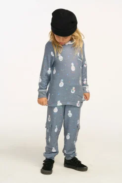 Kids/BOY Chaser Brand Snowman Fun Long Sleeve Pocket Shirt