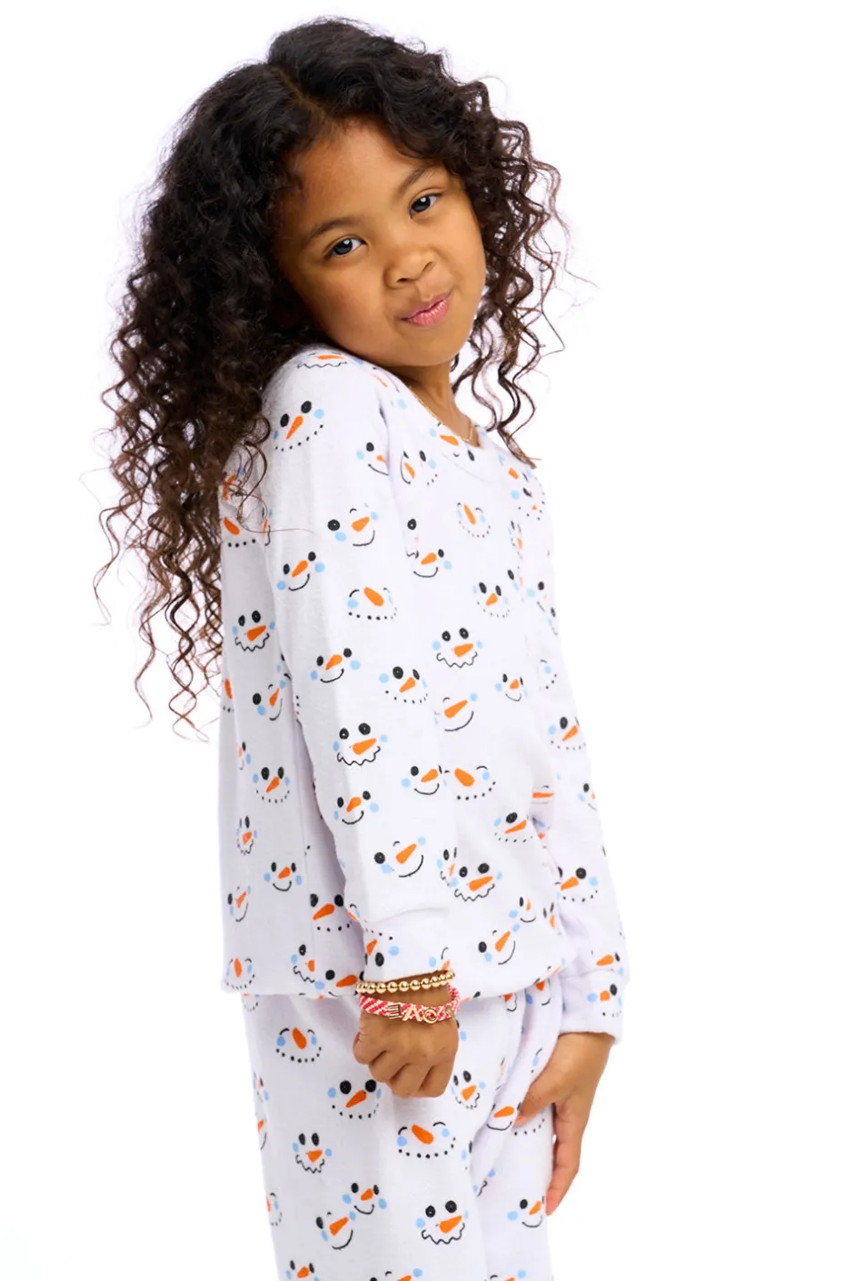 Kids Chaser Brand Snowperson Pullover