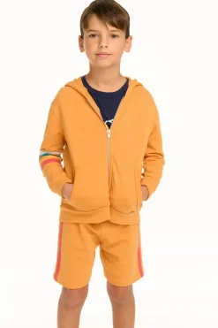 Kids/BOY Chaser Brand Socal Stripe Zip-Up Hoodie