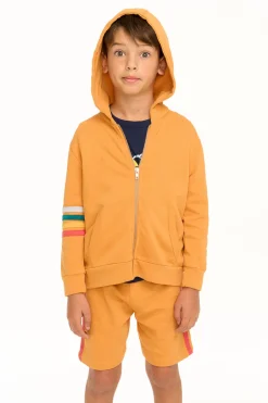 Kids/BOY Chaser Brand Socal Stripe Zip-Up Hoodie