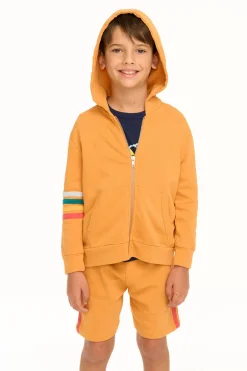 Kids/BOY Chaser Brand Socal Stripe Zip-Up Hoodie