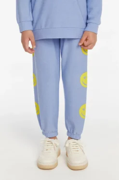 Kids Chaser Brand Star Smiley Slim Slouchy Girls Pant