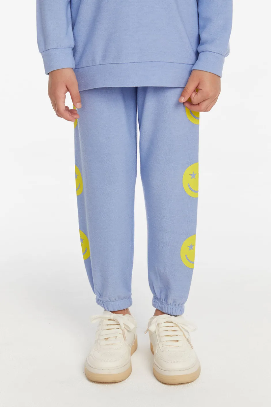 Kids Chaser Brand Star Smiley Slim Slouchy Girls Pant