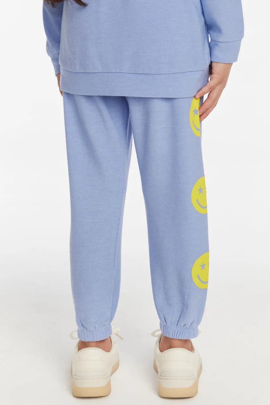 Kids Chaser Brand Star Smiley Slim Slouchy Girls Pant
