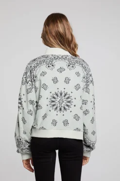 Women Chaser Brand Stella Matcha Half Zip Pullover