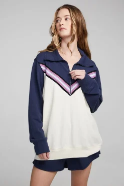 Women Chaser Brand Stevie Almond Mood Indigo Pullover