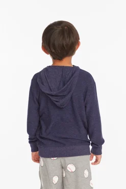 Kids/BOY Chaser Brand Striped Sapphire Boys Pullover Hoodie