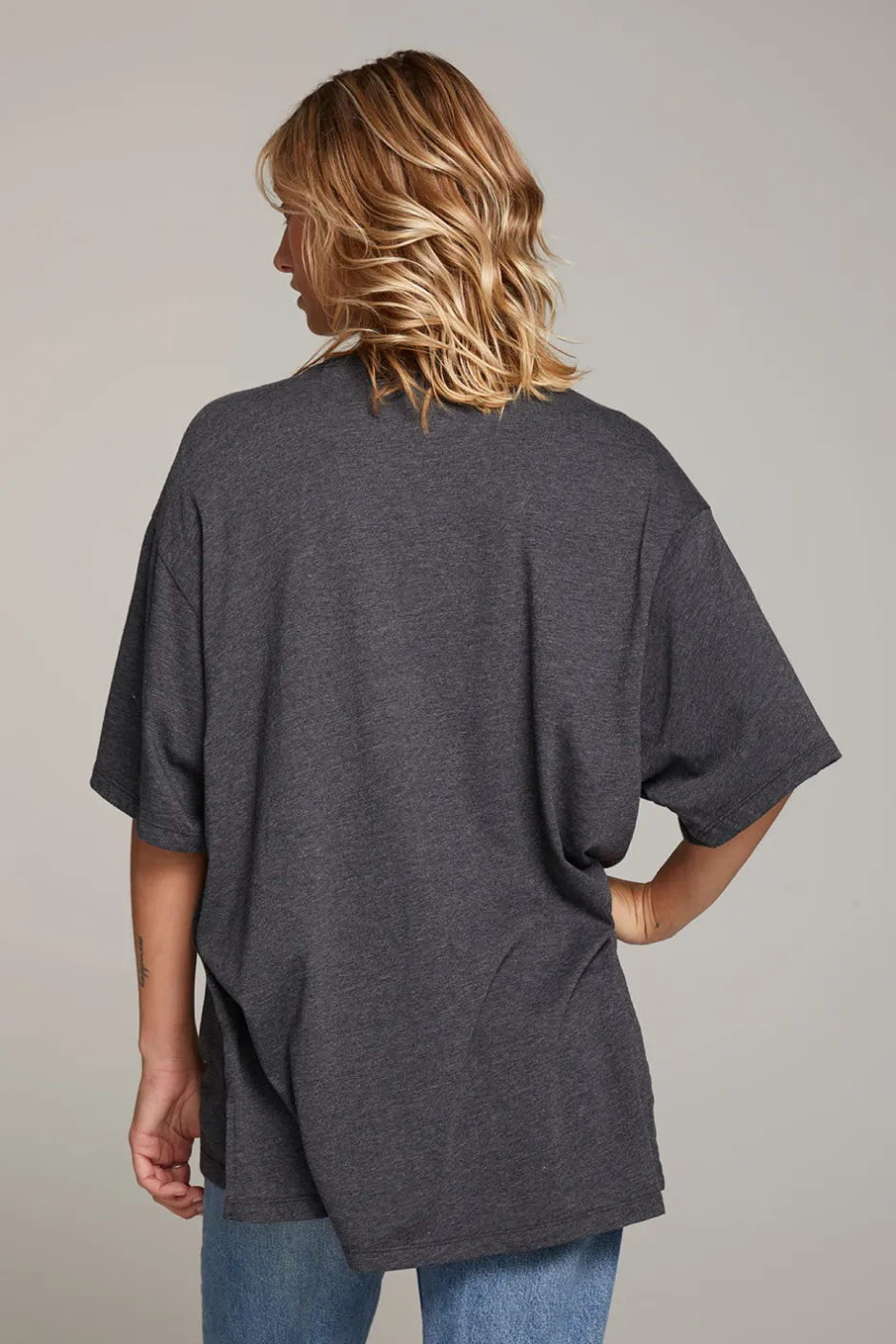 Women Chaser Brand Sun Records Elvis Oversized Tee