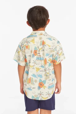 Kids/BOY Chaser Brand Surf's Up Boys Button Down Tee