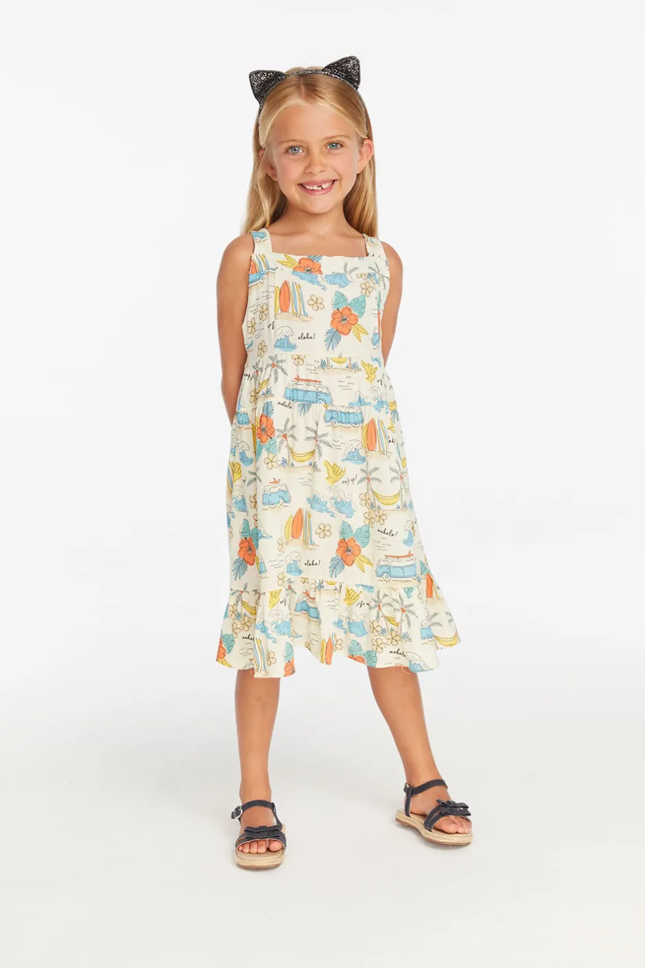 Kids Chaser Brand Surf's Up Girls Dress