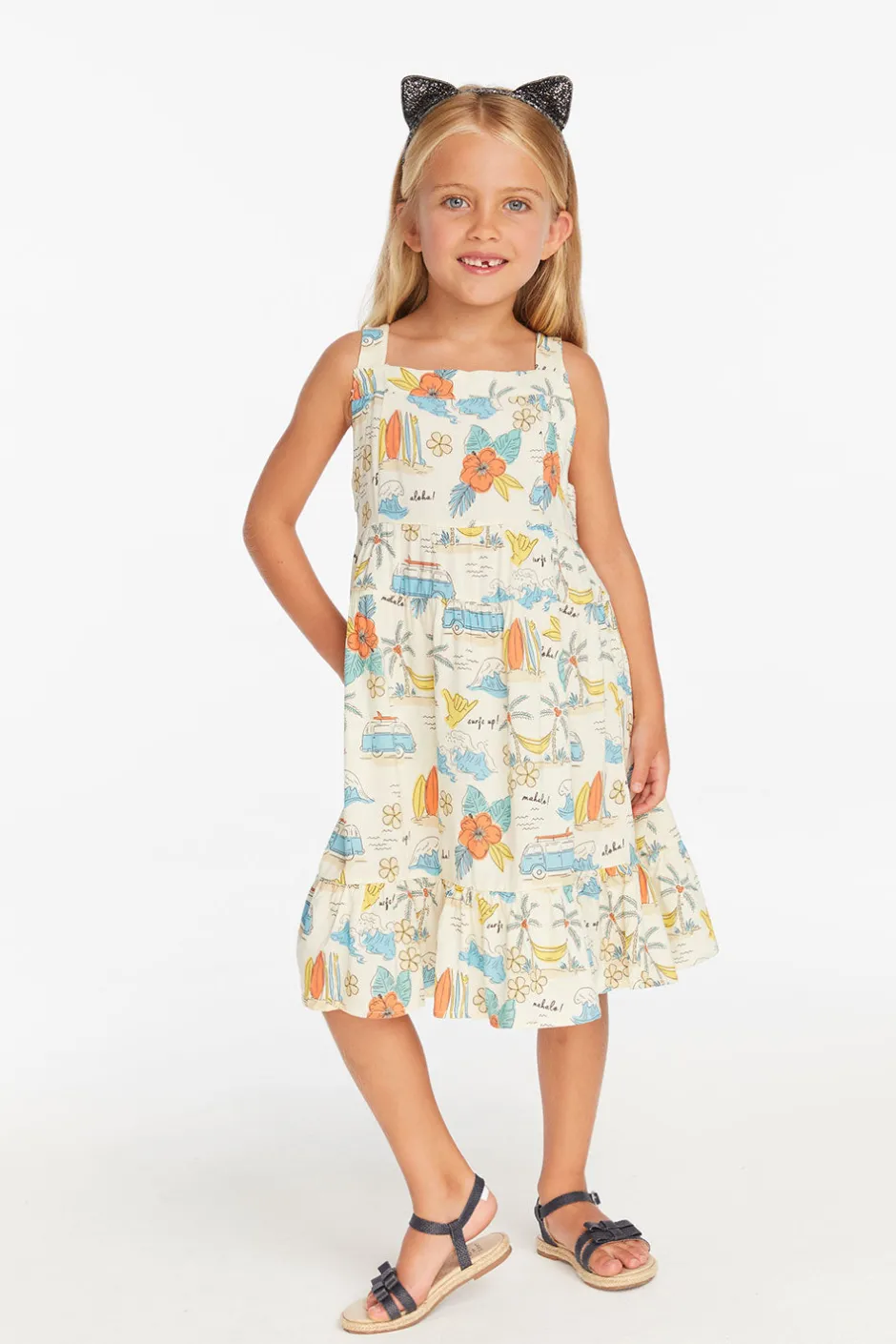 Kids Chaser Brand Surf's Up Girls Dress