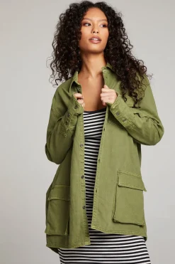 Women Chaser Brand Sweet Pea Sphagnum Button Up