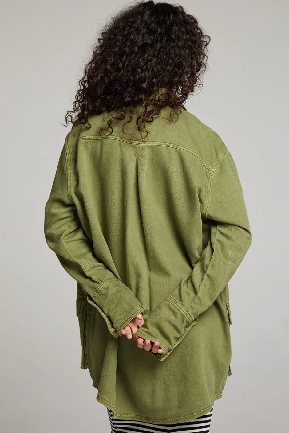 Women Chaser Brand Sweet Pea Sphagnum Button Up
