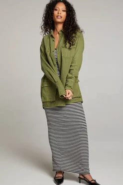 Women Chaser Brand Sweet Pea Sphagnum Button Up