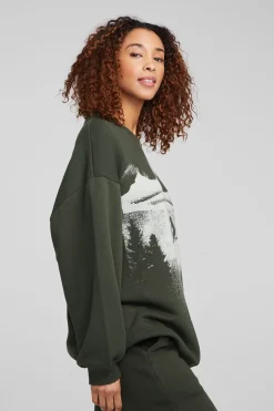 Women Chaser Brand Tahoe Ski Slope Zuma Cotton Pullover