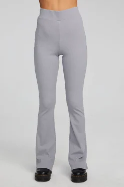 Women Chaser Brand Tara Silver Grey Legging