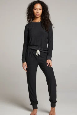 Women Chaser Brand Tessa Black Jogger