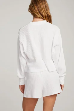 Women Chaser Brand Thayne White Long Sleeve