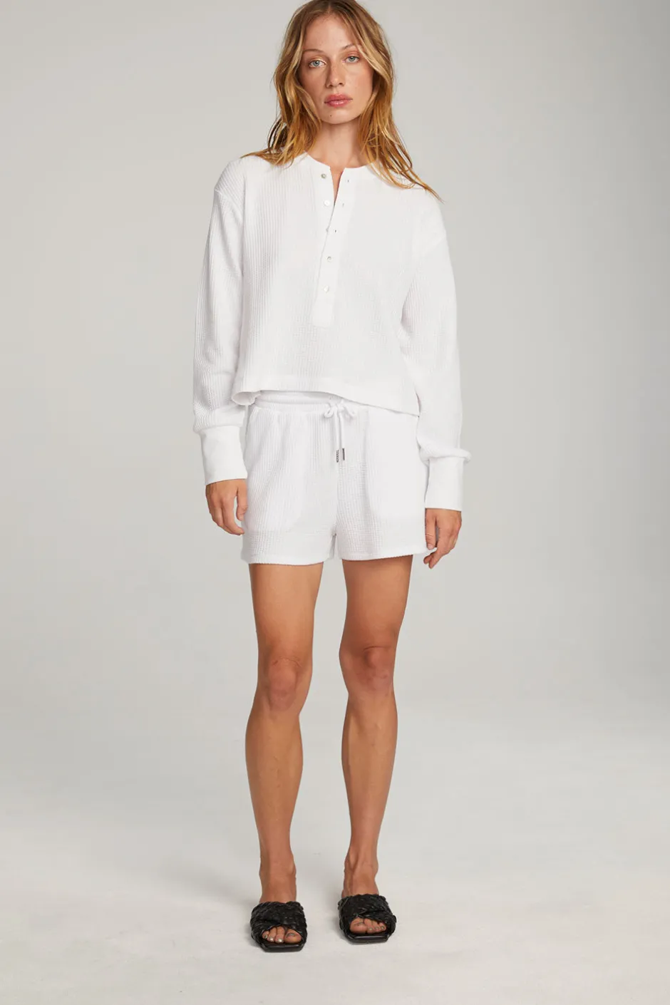 Women Chaser Brand Thayne White Long Sleeve