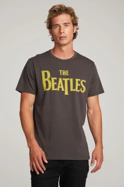 Women Chaser Brand The Beatles Classic Logo Mens Tee