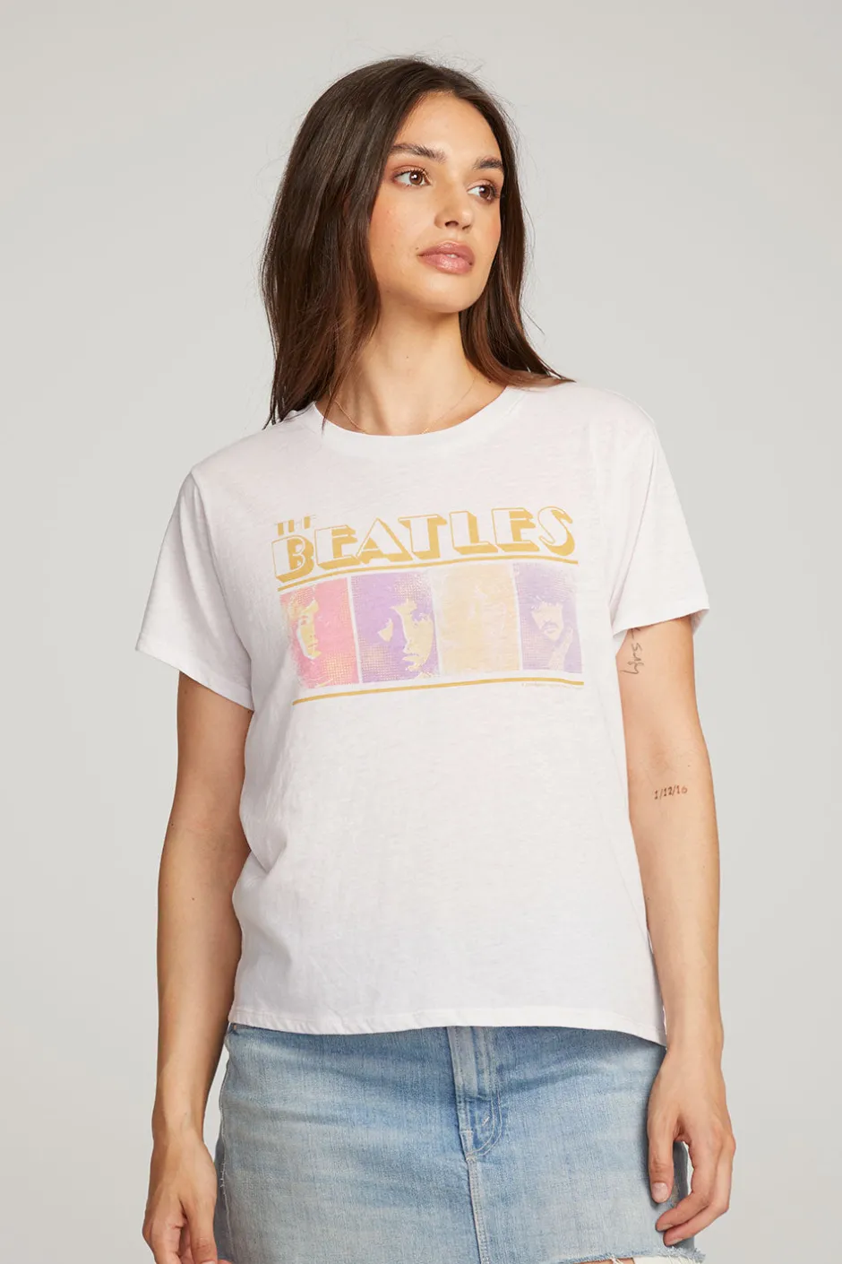 Women Chaser Brand The Beatles Retro Beatles Tee