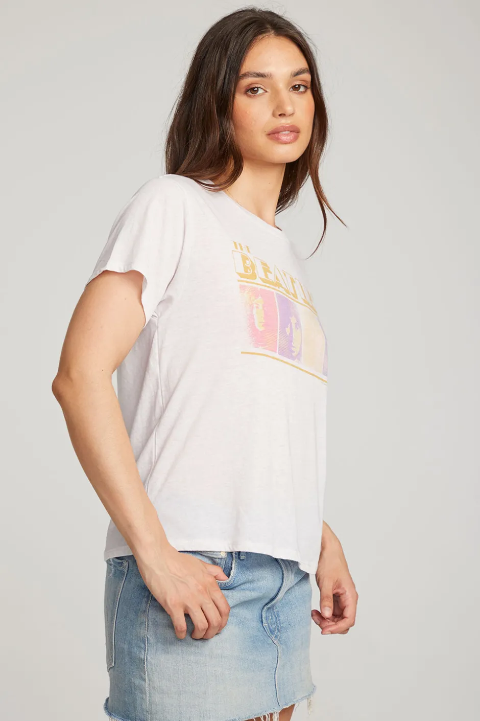 Women Chaser Brand The Beatles Retro Beatles Tee