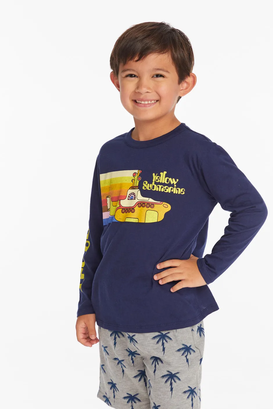 Women/Kids/BOY Chaser Brand The Beatles Yellow Submarine Boys Long Sleeve Tee