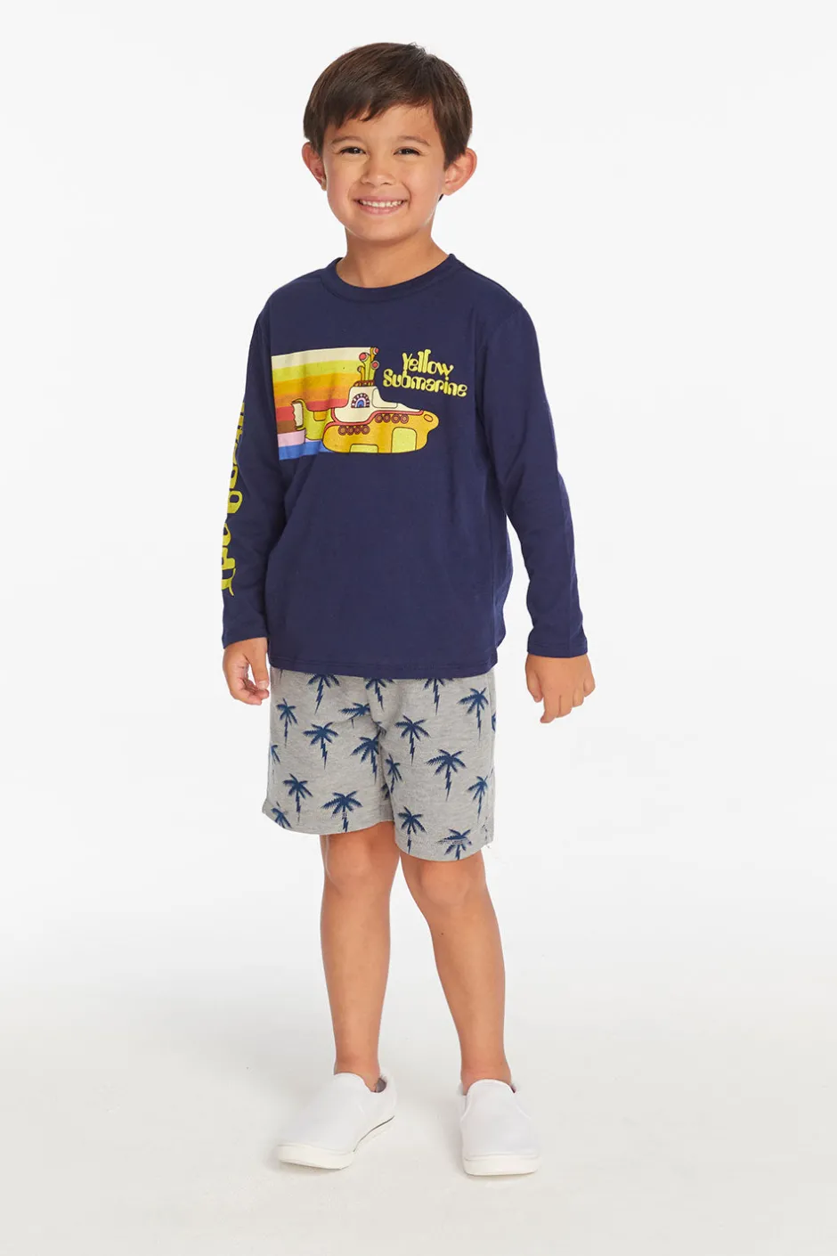 Women/Kids/BOY Chaser Brand The Beatles Yellow Submarine Boys Long Sleeve Tee