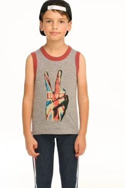 Women/Kids/BOY Chaser Brand The Who - Peace Tank