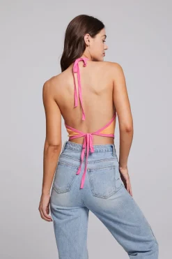 Women Chaser Brand The Who Keith Moon Wallflower Halter Top