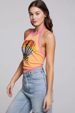 Women Chaser Brand The Who Keith Moon Wallflower Halter Top