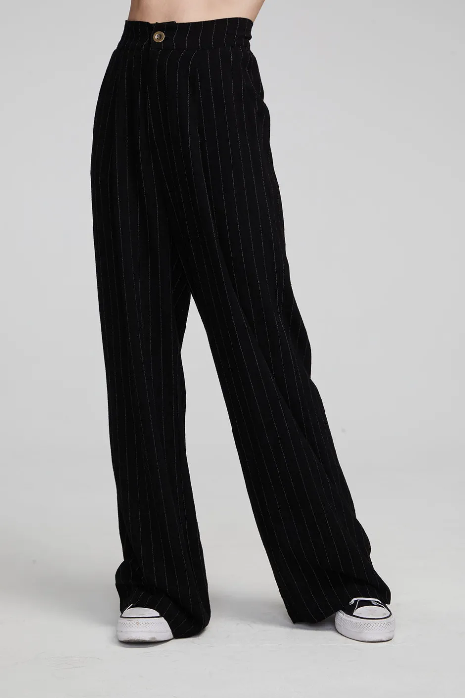 Women Chaser Brand Theo Beverly Pinstripe Trousers