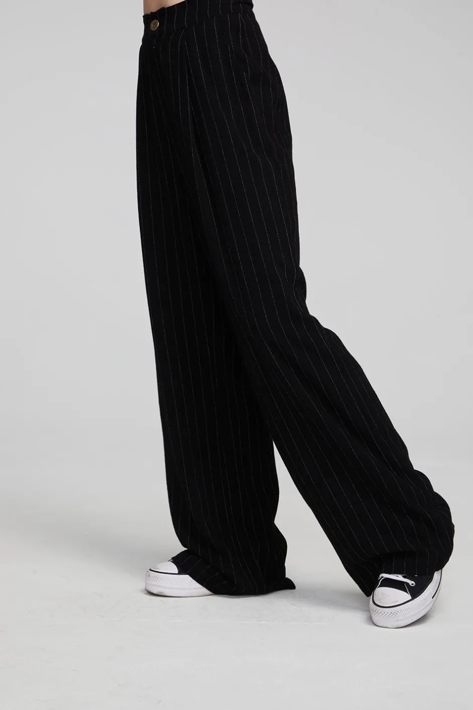 Women Chaser Brand Theo Beverly Pinstripe Trousers