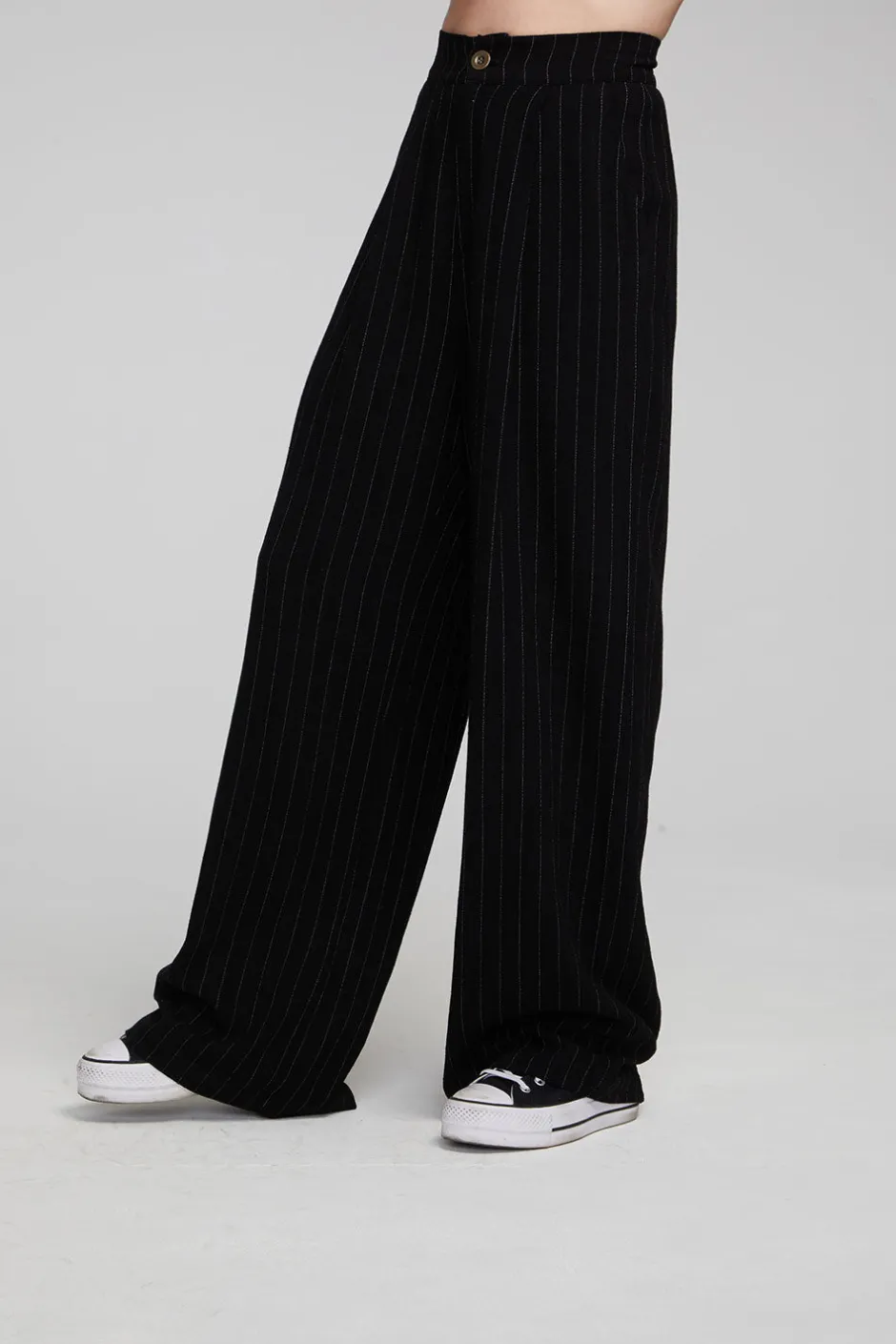 Women Chaser Brand Theo Beverly Pinstripe Trousers