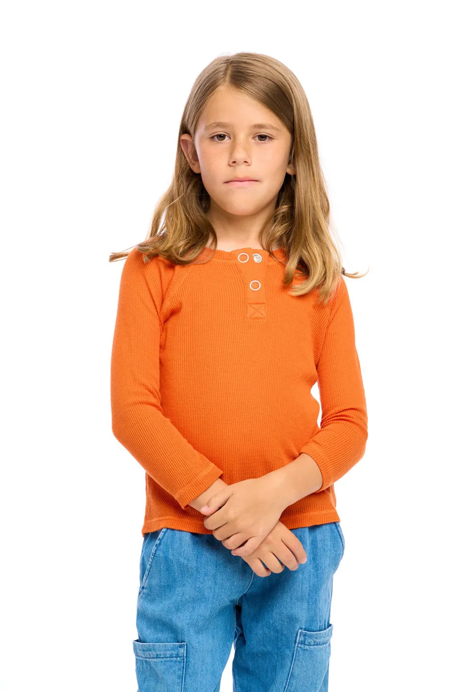 Kids/BOY Chaser Brand Thermal Long Sleeve Raglan Henley