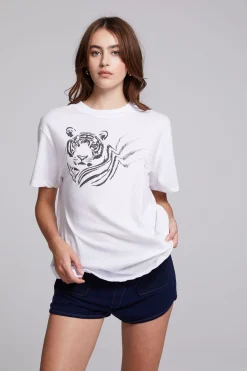 Women Chaser Brand Tiger Sketch Tee