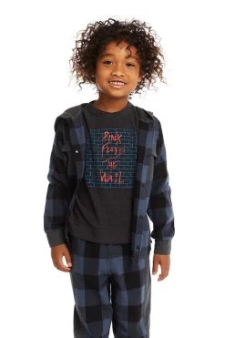 Kids/BOY Chaser Brand Tom Ghost Plaid Button Down