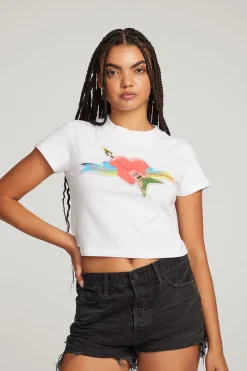 Women Chaser Brand Tom Petty Classic Logo Tee
