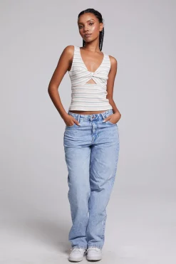 Women Chaser Brand Tramonti Como Stripe Tank Top