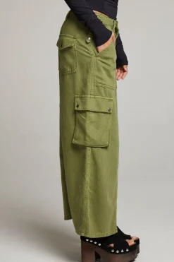 Women Chaser Brand Tri Sphagnum Maxi Skirt