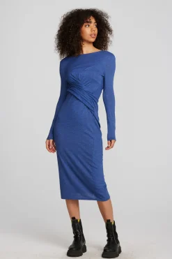 Women Chaser Brand Triblend Corset Wrap Midi Dress