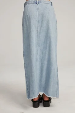 Women Chaser Brand Trinidad Classic Blue Maxi Skirt