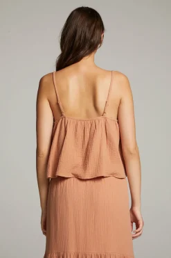Women Chaser Brand Tropical Bronze Top