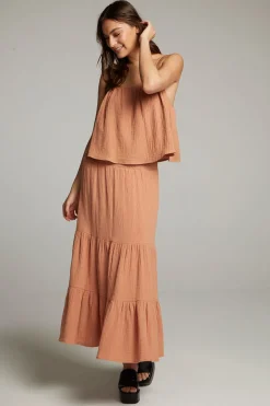 Women Chaser Brand Tropical Bronze Top